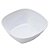 Jogo 6 Bowls Tigela Quadrado Opaline Vidro Branco 19x6 cm - Imagem 2