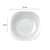 Jogo 6 Pratos Fundo Quadrado Opaline Vidro Branco 22 cm - Imagem 2