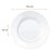 Jogo 6 Pratos Rasos Sobremesa Redondo Opaline Vidro Branco 19 cm - Imagem 2
