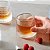 Jogo 6 Copos Whisky de Vidro Com Fundo Giratório Listrado 170ml - Imagem 7