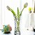 Kit 2 Vaso Decorativo 19cm em Vidro Resistente Estilo Europeu - Imagem 8