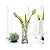 Kit 2 Vaso Decorativo 19cm em Vidro Resistente Estilo Europeu - Imagem 2
