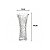 Kit 5 Vaso Decorativo 19cm em Vidro Resistente Estilo Europeu - Imagem 5