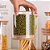 Kit 2 Potes Herméticos De Vidro Com Tampa De Bambu 1200ml - Imagem 8