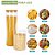 Kit 2 Potes Herméticos De Vidro Com Tampa De Bambu 1200ml - Imagem 4