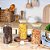 Kit 2 Potes Herméticos De Vidro Com Tampa De Bambu 1200ml - Imagem 7