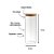 Pote Hermético De Vidro Tampa De Bambu 1200ml Mantimentos - Imagem 2