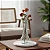 Kit 2 Vaso Decorativo 15 cm em Vidro Jarrinho Flores Solitátio Resistente - Imagem 1