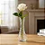 Kit 2 Vaso Decorativo 15 cm em Vidro Jarrinho Flores Solitátio Resistente - Imagem 3