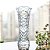 Kit 2 Vaso Decorativo 17cm em Vidro Lapidado Elegante Resistente Sortido - Imagem 3
