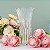 Kit 5 Vaso Decorativo 19cm em Vidro Jarrinho Arranjo Flores  Resistente Estilo Europeu - Imagem 4