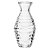 Kit 2 Mini Vaso de Vidro Sortido 11cm Transparente Lyor Decoração Casamento - Imagem 3