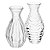 Mini Vaso de Vidro Sortido 11cm Transparente Lyor Decoração Casamento - Imagem 1