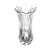 Vaso De Vidro 23cm Decorativo Alto Relevo Resistente Arranjo Flores - Imagem 3