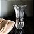 Vaso De Vidro 23cm Decorativo Alto Relevo Resistente Arranjo Flores - Imagem 1