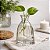 Kit 2 Vaso Decorativo 11cm Vidro Flores Solitário Resistente - Imagem 2