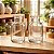 Kit 10 Vasos em Vidro Decorativo Mesa Posta Lembrancinhas - Imagem 4