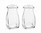 Kit 2 Vasos em Vidro Decorativo Mesa Posta Lembrancinhas - Imagem 1
