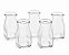 Kit 5 Vasos em Vidro Decorativo Mesa Posta Lembrancinhas - Imagem 1