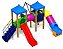 Playground Atlântica Madeira Plastica, 2 Torres e tubo - Imagem 1
