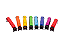 Metalofone Infantil Kidzzo Colorido Grande com 8 Teclas Barras Avulsas com Bag - Imagem 4