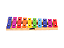Metalofone Infantil Kidzzo Colorido com 10 Teclas - Imagem 2