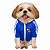 MOLETOM AZUL ESPORTIVO PARA CACHORROS "ADIPOP" - Imagem 1