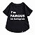 Camiseta para cachorros "influencer" - Imagem 1
