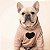 Moletom para cachorros "Love" Frapuccino - Imagem 1