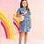 VESTIDO JEANS TOM E JERRY MOMI 6 8 - Imagem 2
