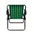 Cadeira De Praia Mor Alta Xadrez Olive Preta E Verde - Imagem 4