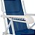 Cadeira Reclinavel Mor Aço 8 Posiçoes Azul Marinho - Imagem 6