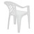 Cadeira Plástica Tramontina Iguape Com Apoio Braços Branco - Imagem 4