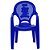 Cadeira Plástica Tramontina Infantil Catty Azul - Imagem 2