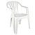 Cadeira Poltrona Plástica Mor Bela Vista Branca Empilhável - Imagem 1