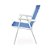 Cadeira De Praia Alta Aço Sannet Azul Mor - Imagem 5