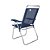 Cadeira De Praia Reclinável Mor Alumínio Boreal Azul Marinho - Imagem 5