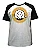 Camiseta Branca Mangas Pretas Clube dos Carecas - Imagem 1