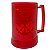 Caneca Gel Flamengo Vermelho Escudo Remo e CRF - Imagem 5