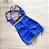 Conjunto Shorts Cross Empina Cintura Alta Azul BIC - Imagem 2