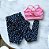 Conjunto Calça Empina Cintura Alta Mini Estrelas Fundo Preto e Rosa - Imagem 2