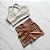 Conjunto Shorts Empina Bumbum Cintura Alta Listras Marrom e Offwhite - Imagem 2