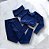 Conjunto Calça Básica Cintura Alta Poliéster Canelado Azul Marinho - Imagem 2