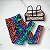 Conjunto Calça Empina e Cordinha Cintura Alta Zebra Colors e Fundo Preto - Imagem 2
