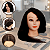Manequim Feminino Para Treino Cabelo Humano e Sintético 50cm - Loiro Escuro - Imagem 2