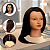 Manequim Feminino Para Treino Cabelo Humano e Sintético 40cm - Loiro Escuro - Imagem 2