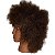 Cabeça De Boneca para Treino Cabelo Humano Afro - Imagem 2