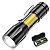 Mini Lanterna Tatica Alumínio Super Forte Recarregável Com LED Cree E Zoom Carregamento USB - Imagem 1