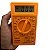 Multímetro Digital Portátil Profissional Com Dispositivo Registrador Corrente AC Tensão DC | Amarelo - Imagem 3