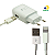 Kit Carregador para iPhone Turbo 20W Cabo USB E Conector Lightning 1 Metro Compatível com iPhone 11 12 13 14 PRO /iPad Pro Mini - Imagem 1